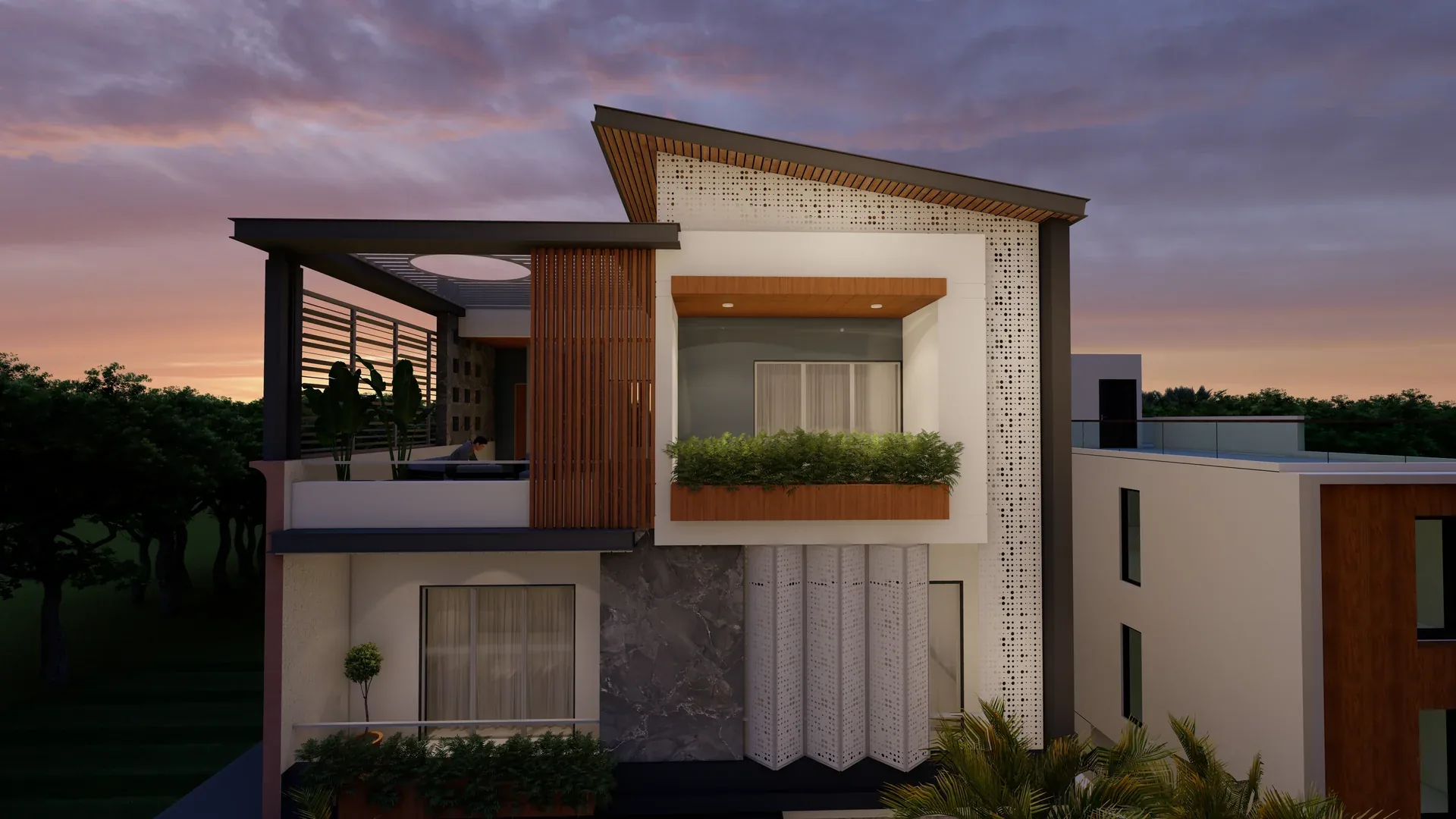 Modern Glass House